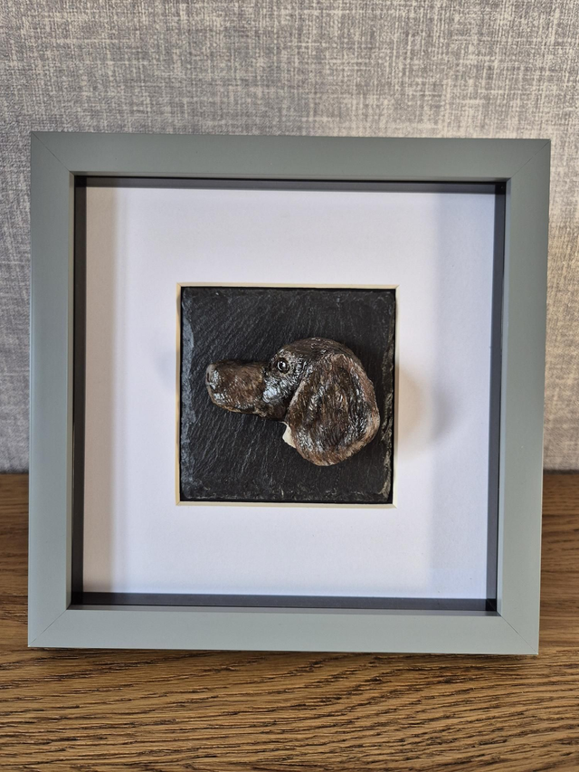Spaniel profile box frame