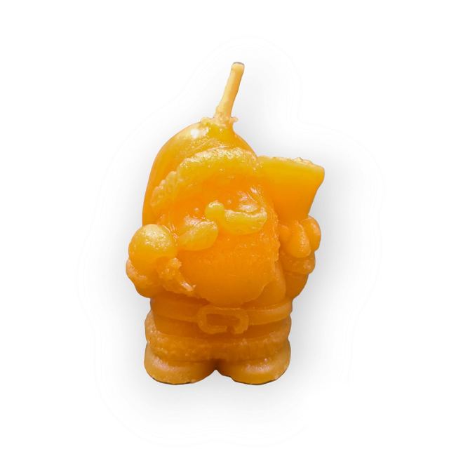 Bienenwachskerze Weihnachtsmann