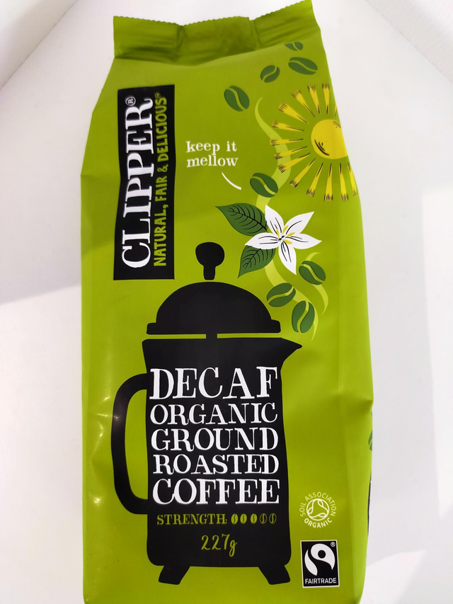 Clipper Organic Decaf Ground Coffee 227g 16414
