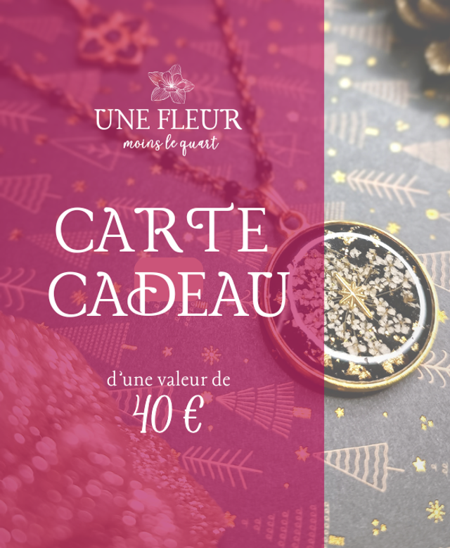 Carte Cadeau de 40 €