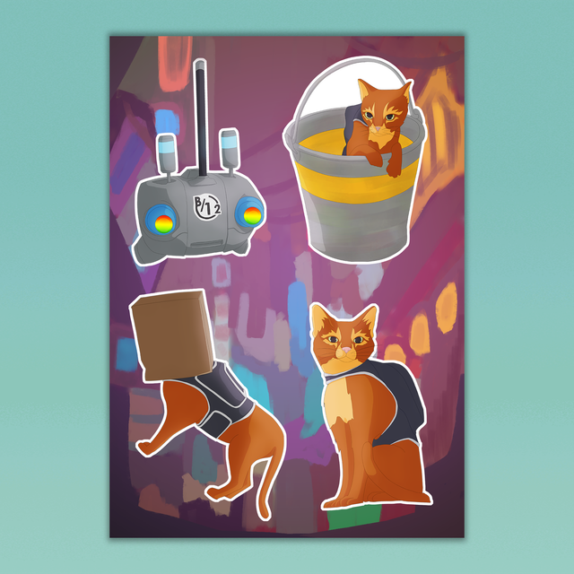 Stray Vinyl Sticker Sheet