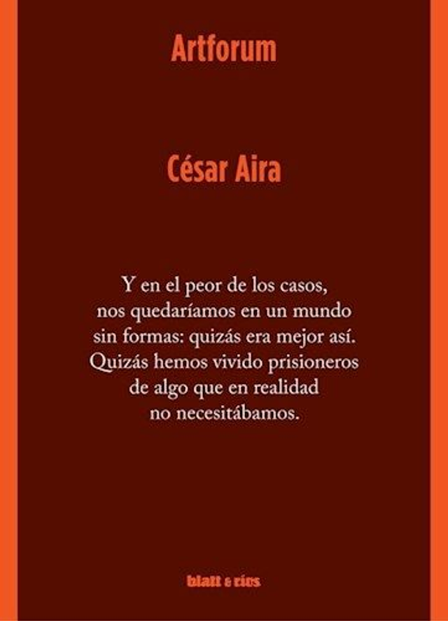 Artforum - César Aira
