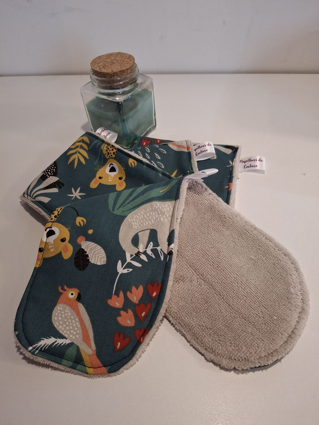 lot de 4 protège-épaule ou lingette bébé lavable -172640