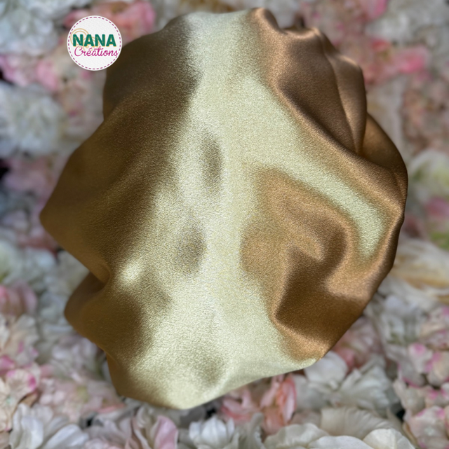Bonnet Satin Réversible - Lumière – Fait main