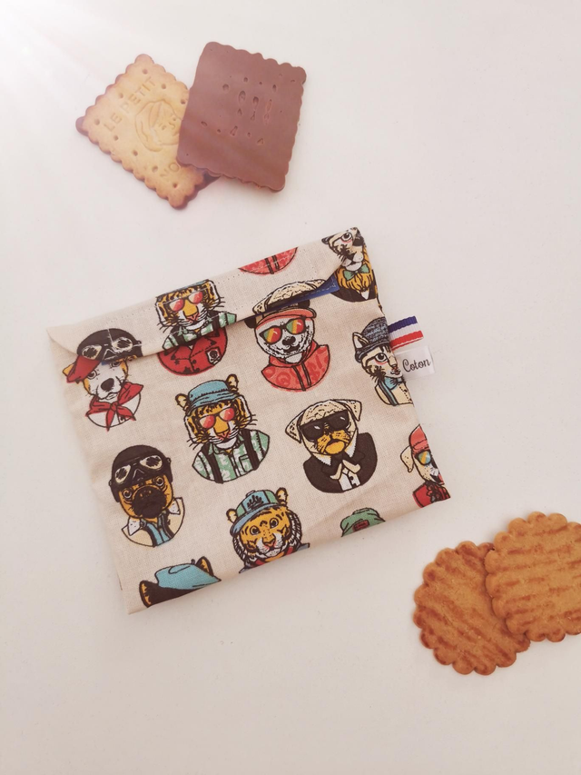 Pochette à collation Animaux