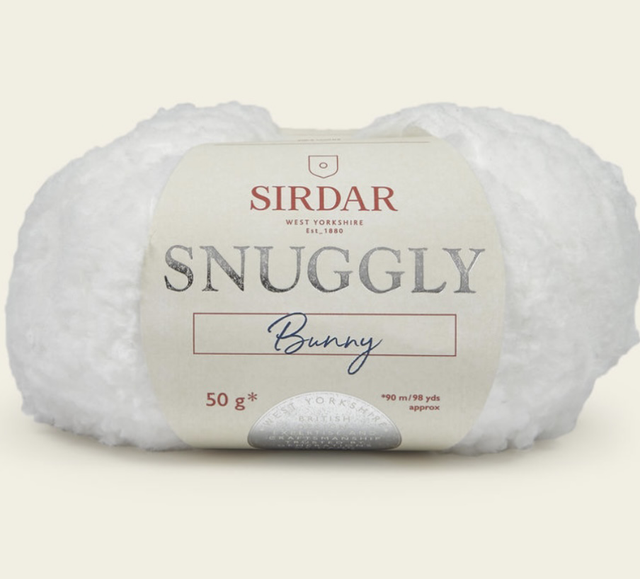 SIRDAR SNUGGLY BUNNY, 50G (White).