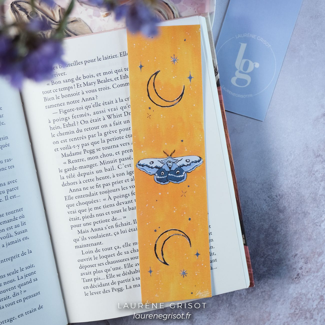 Night butterfly (bookmark)