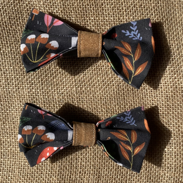 Nœud papillon imprimer champignons 