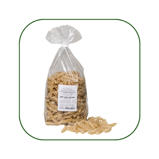 Bio helle Dinkel Spiralen, 400g