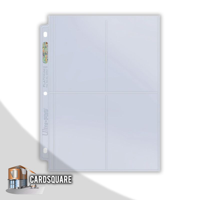 Ultra Pro - Pagina a 4 tasche - Platinum Series
