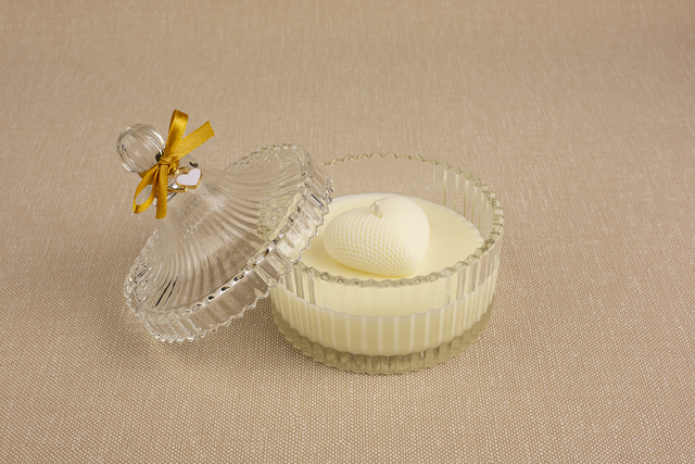 Vela Cristal com Coração