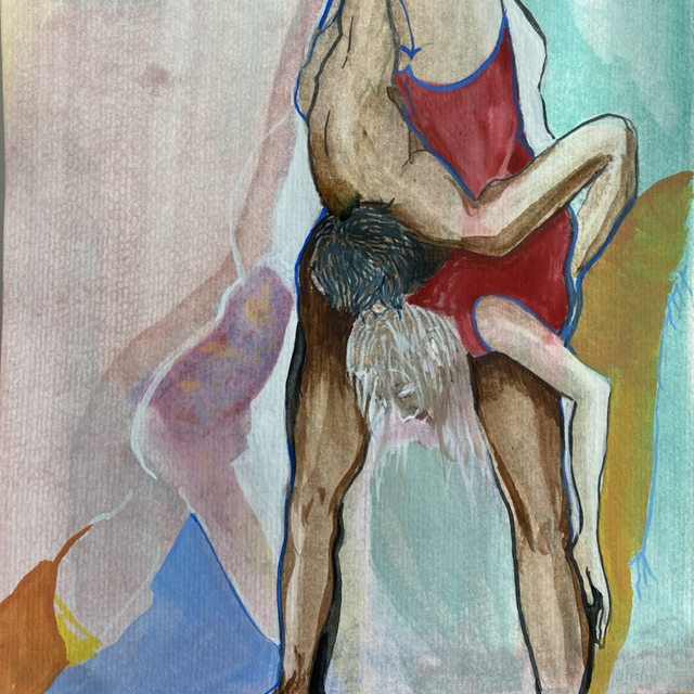 ARTSOS - WATER- COLOR ART ON PAPER ART ON PAPER CATCH