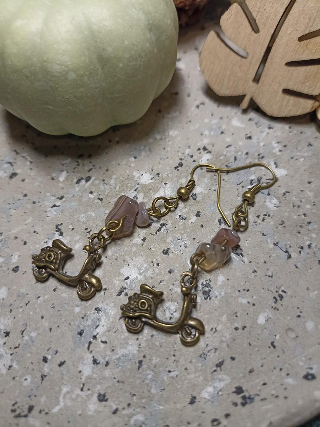 Boucles d'oreilles Agate Botswana 