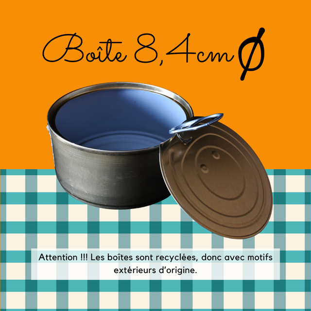 Miniature sur mesure — boîte ronde Ø 8,5 cm