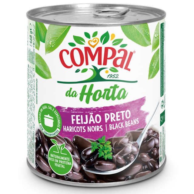 Compal Feijao Preto 845g