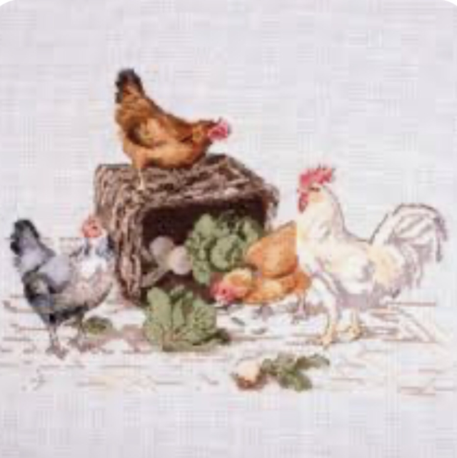 In the Yard - Rural England Cross Stitch Kit