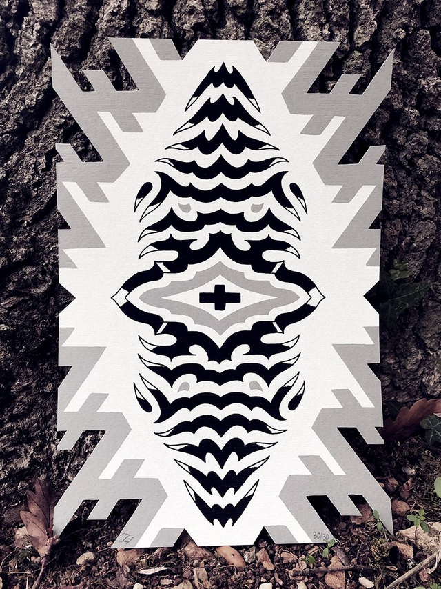 ECHOES - SERIGRAPHIE A4