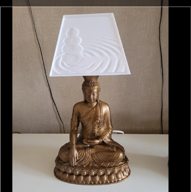 Magnifique lampe bouddha 