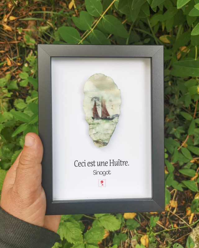 13x18 : Ceci est une huitre "Sinagot" a