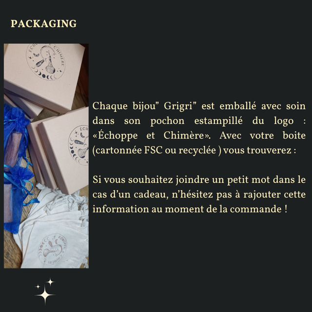 GRIGRIS - Boucles d'oreilles "Mélusine"