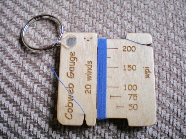 Fleece Loved Products Ollaberry Lace Weight Gauge