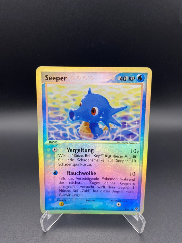 Seeper (33/97) EX Drache - Excellent - DE - Reverse Holo