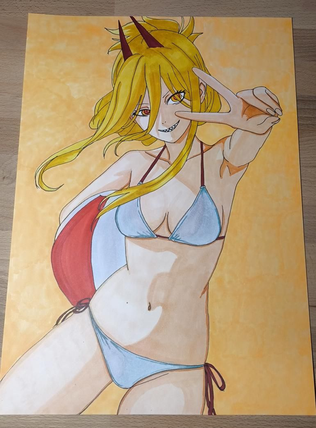 Markers Power "Chainsaw man" A3