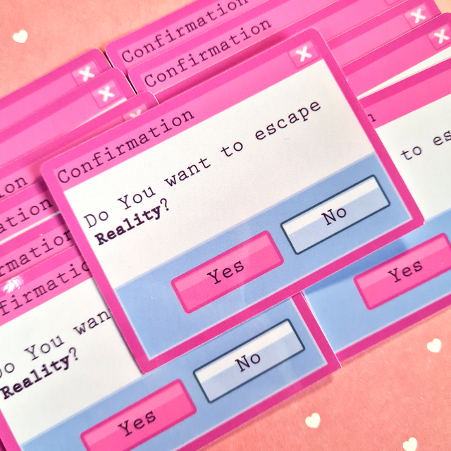 Escape Reality Sticker