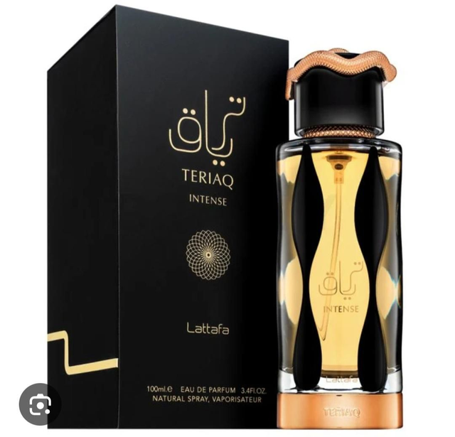 Teriaq intense lattafa eau de parfum 100ml homme 