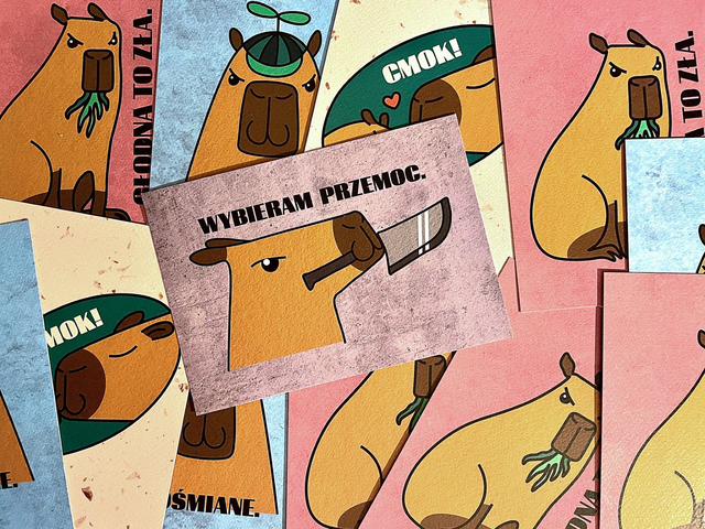Grafika 'KAPIBARA' | Pocztówka A5