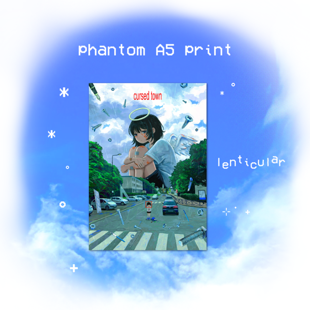 phantom A5 print - cursed town 📍🪽