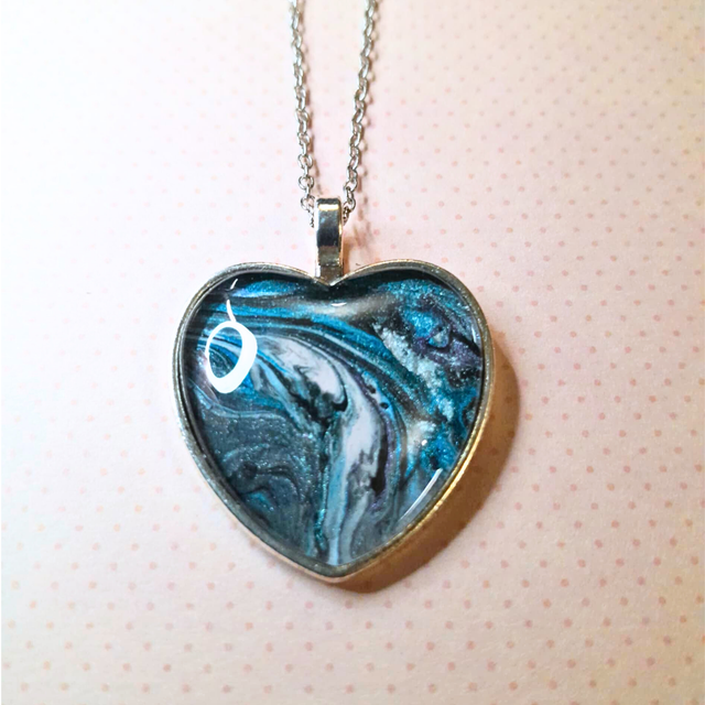 MOONLIGHT SONATA - Collier - Chaîne métal argenté, coeur