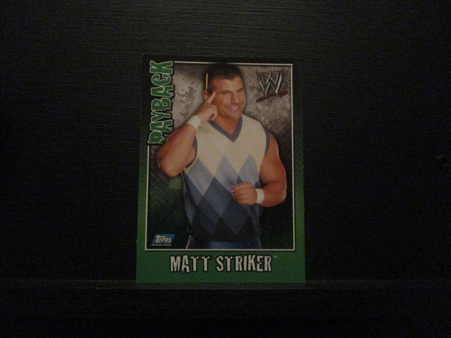 Matt Striker - Payback Original Trading Card #84