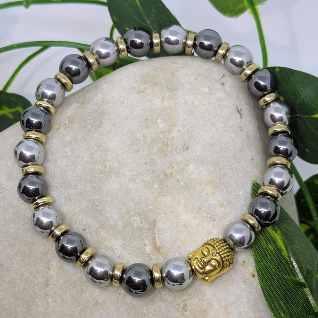 Bracelet &quot;Hématite&quot; 8mm BR-052