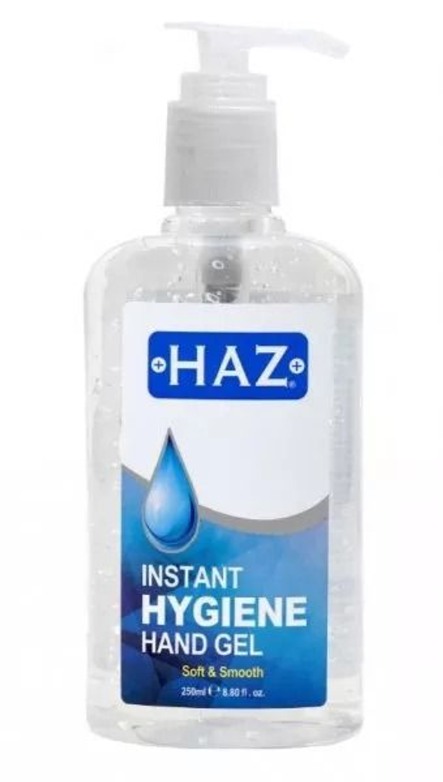 HAZ: INSTANT HYGIENE HAND GEL 250ML