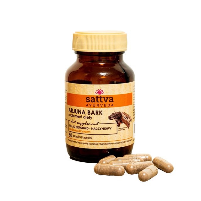 ARJUNA BARK / AYURVEDA / MIGDAŁECZNIK / UKŁAD SERCOWO NACZYNIOWY