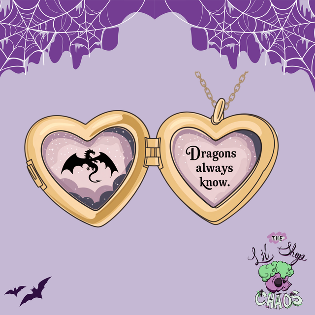 Dragon Locket | Keyring, Pin or Phone Grip | 223