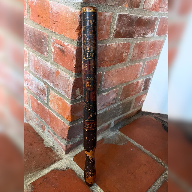 Early 19th Century Painted Police Truncheon – Stratford Constabulary, with Royal Arms