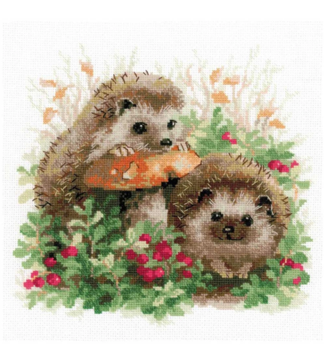 Igel in Lingonberries