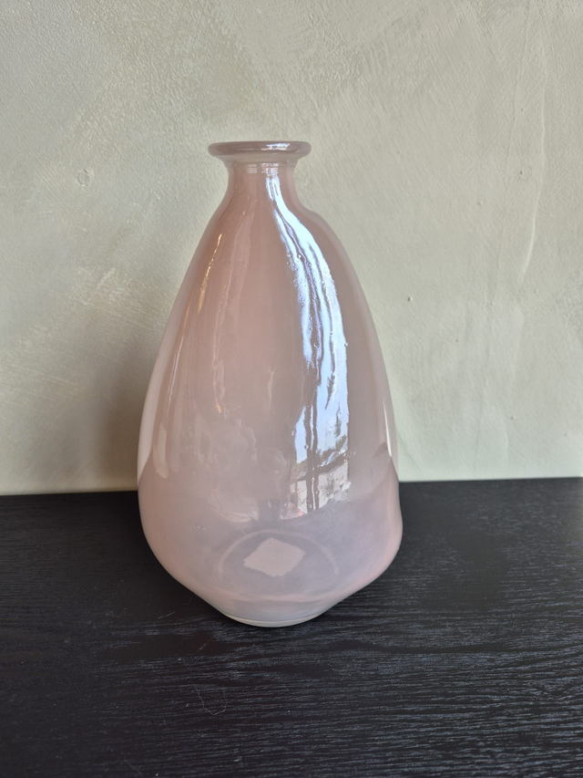 Vaas roze metallic 