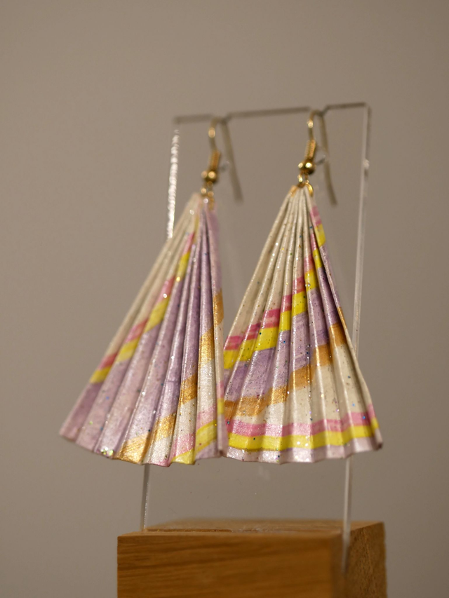 Parchemins blanc parme paillettes