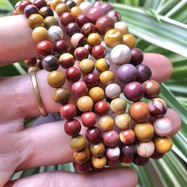 Bracelet Jaspe Mookaite 