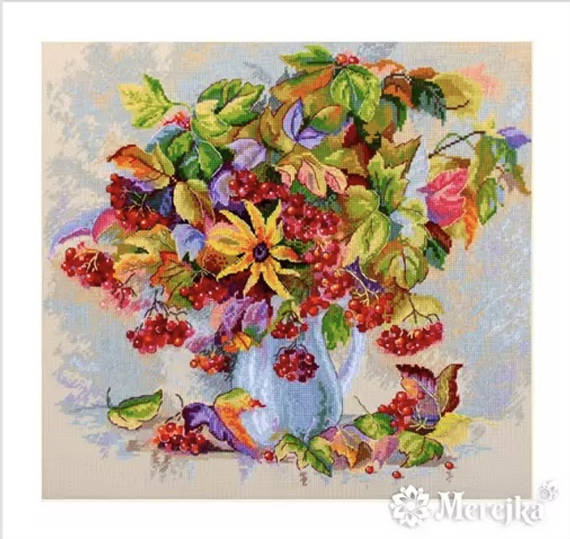 Autumn Star Cross Stitch Kit By Merejka