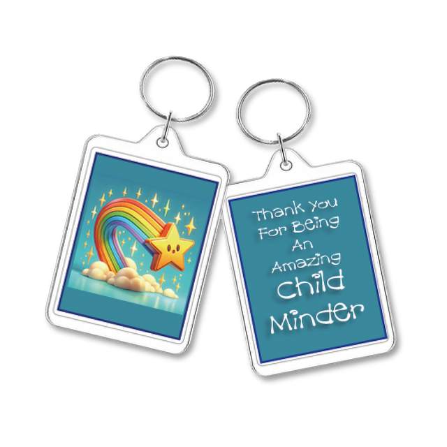 School Out Oblong Key Ring KR02