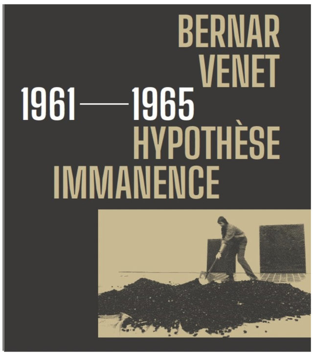 BERNAR VENET - LES ANNEES 1960 