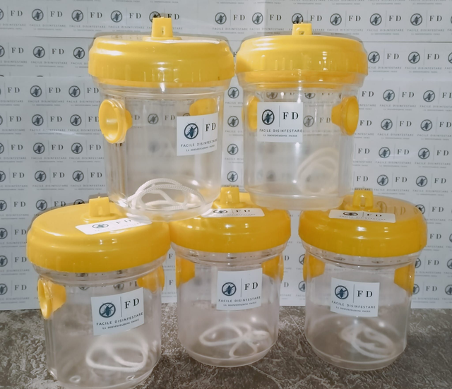 5 Pz. Trappola Per Vespe e Calabroni Facile Disinfestare