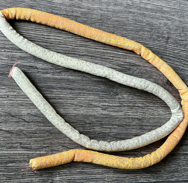 Ceinture soie orange