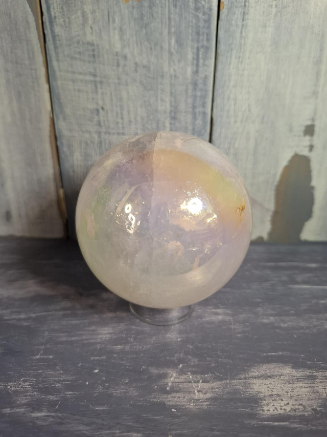 Angel Aura Quartz Sphere