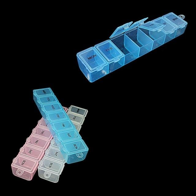   Plastic Pill Tablet Box Organiser 7  