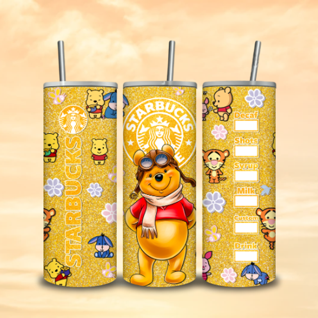 Tumbler Starbuck Winnie Pilote 